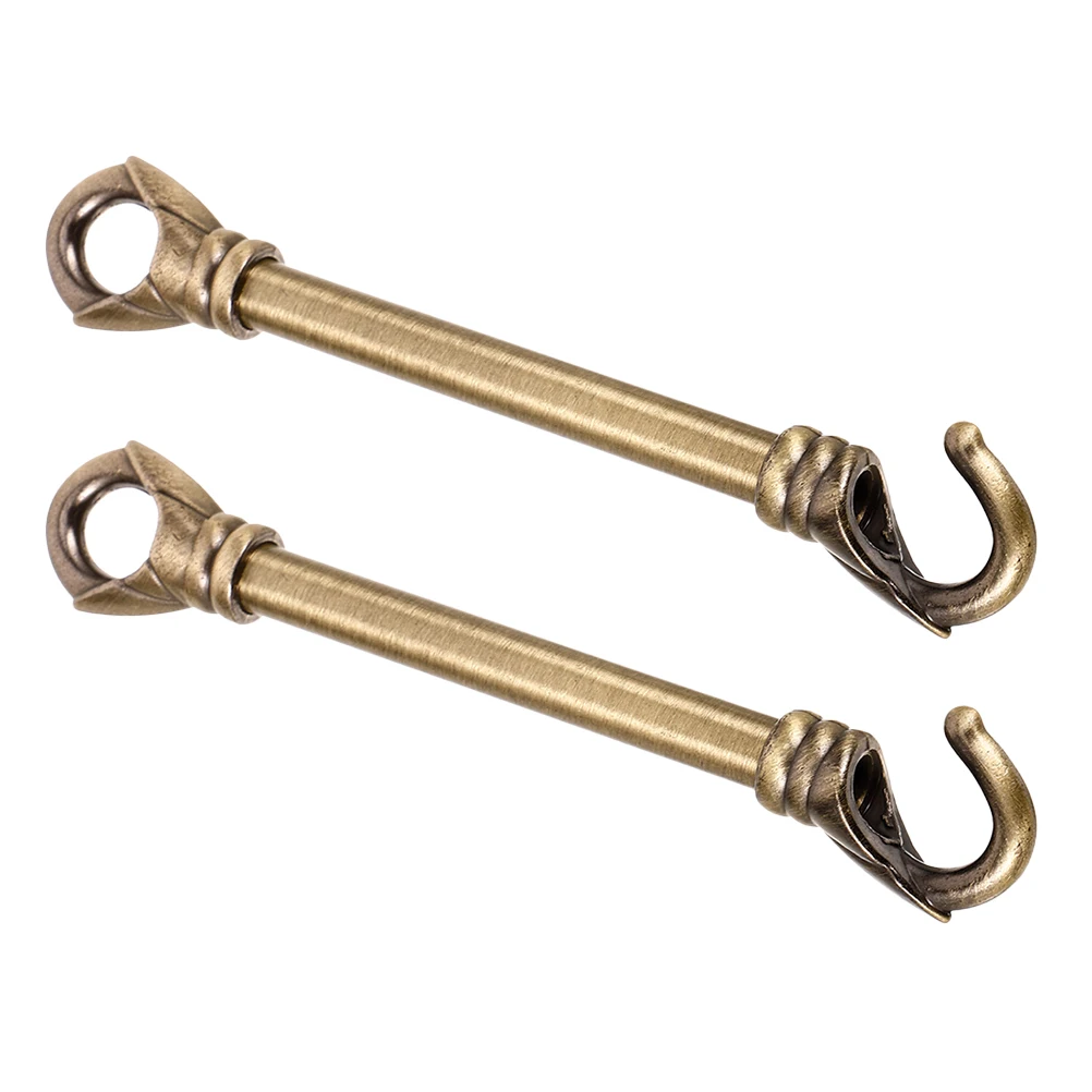 

2pcs Lighting Suspension Rod for Ceiling Fixtures Strong Load-bearing Metal Hooks Suitable Various Lamps Enhancing Stability