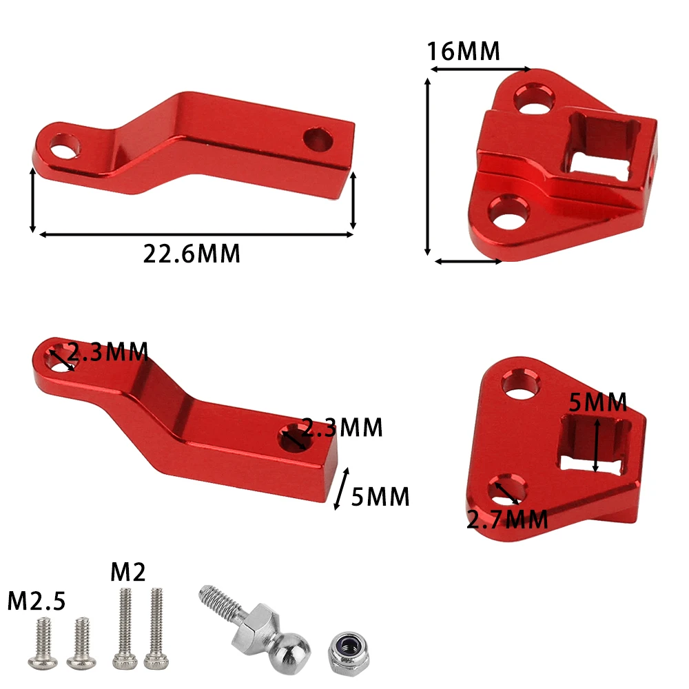 CNC Aluminum Alloy Tow Hook Heavy Duty Scale Upgrade Parts for 1/18 Traxxas TRX4M Defender RC Crawler Accessories