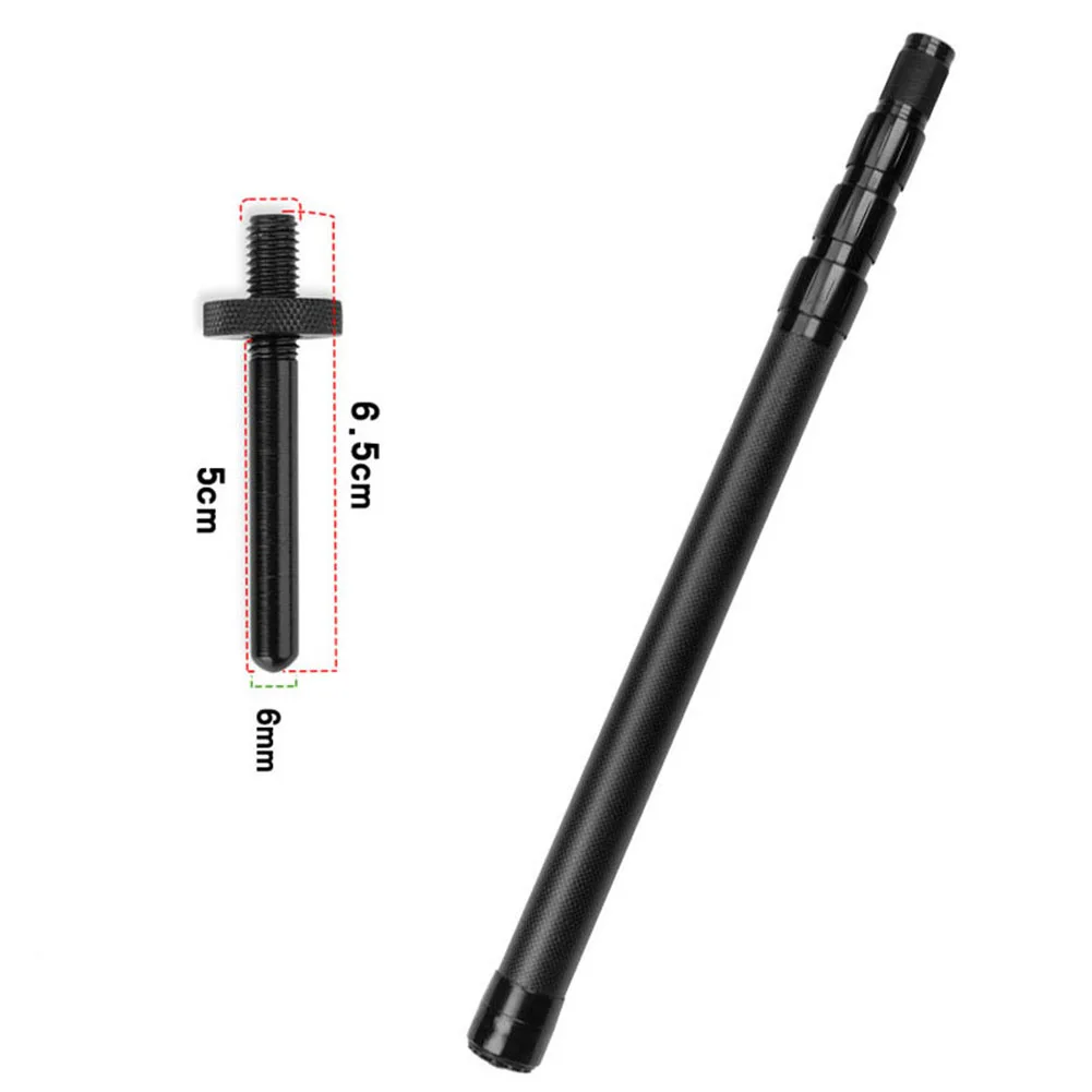 

ABS Plastic Carbon Fiber Long Mortise And Tenon MM Stainless Steel Connector One Handed Or Two Handed Tail Dia Cm Rod Length Cm