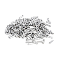 100 Pcs Aluminum Alloy Brake End Cover Bike Cable End Caps Cable Road Bicycles Brake Cable End Tip Inner Line Cover