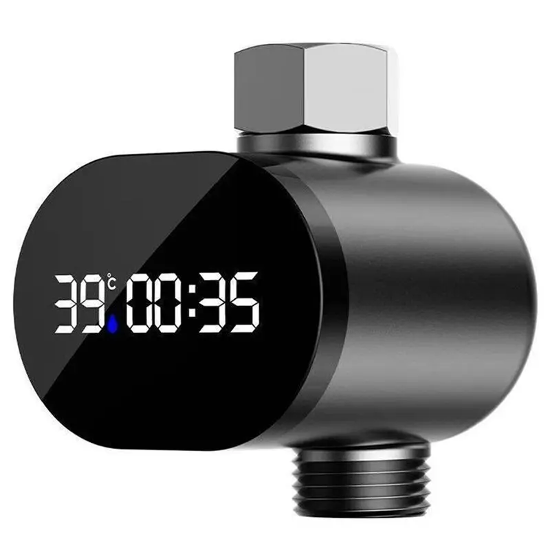 

ABGH-Water Flow Power-Generating LED Digital Shower Temperature Display Home Shower Thermometer