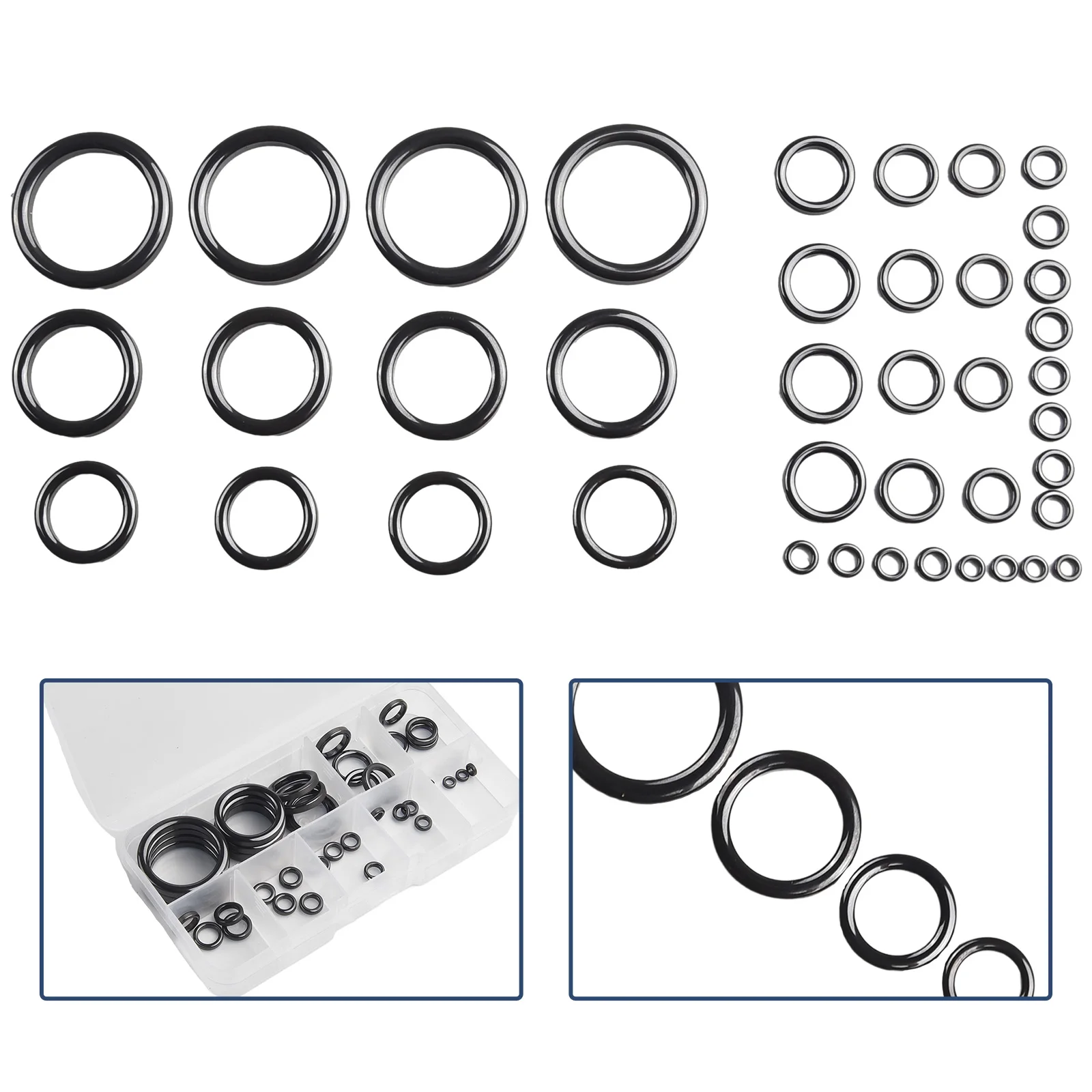Fishing Rod Ceramic Guide Ring Set 40pcs Includes Sizes From 5# To 30# For Accurate Rod Eye Restoration And Line Protection view 5
