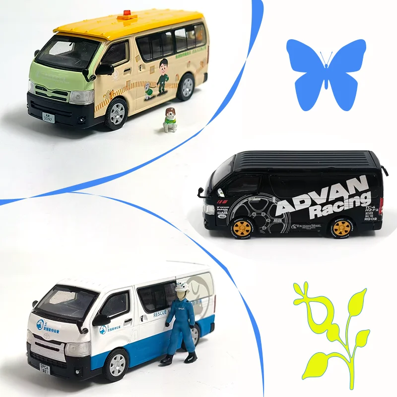 ERA Alloy 1/64 HIACE Car Model Classics Adult Souvenir Gift Hobby & Toys