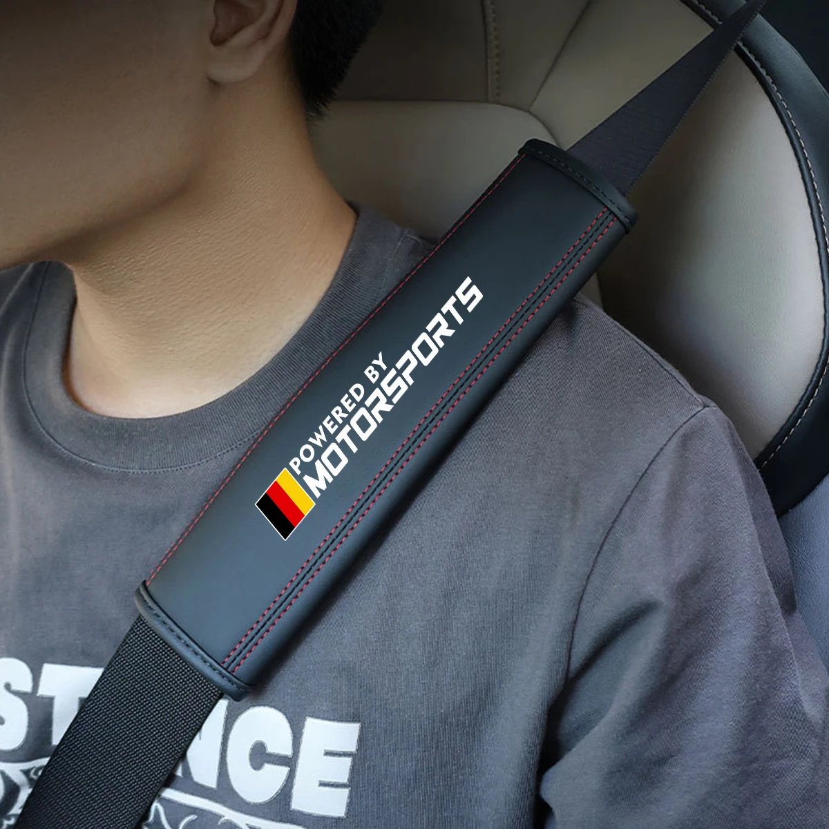 2 stücke universal leder auto sicherheits gurt abdeckung für bmw m 1 3 5 x serie f30 g30 g20 x3 x5 sicherheits gurte schulter schutz
