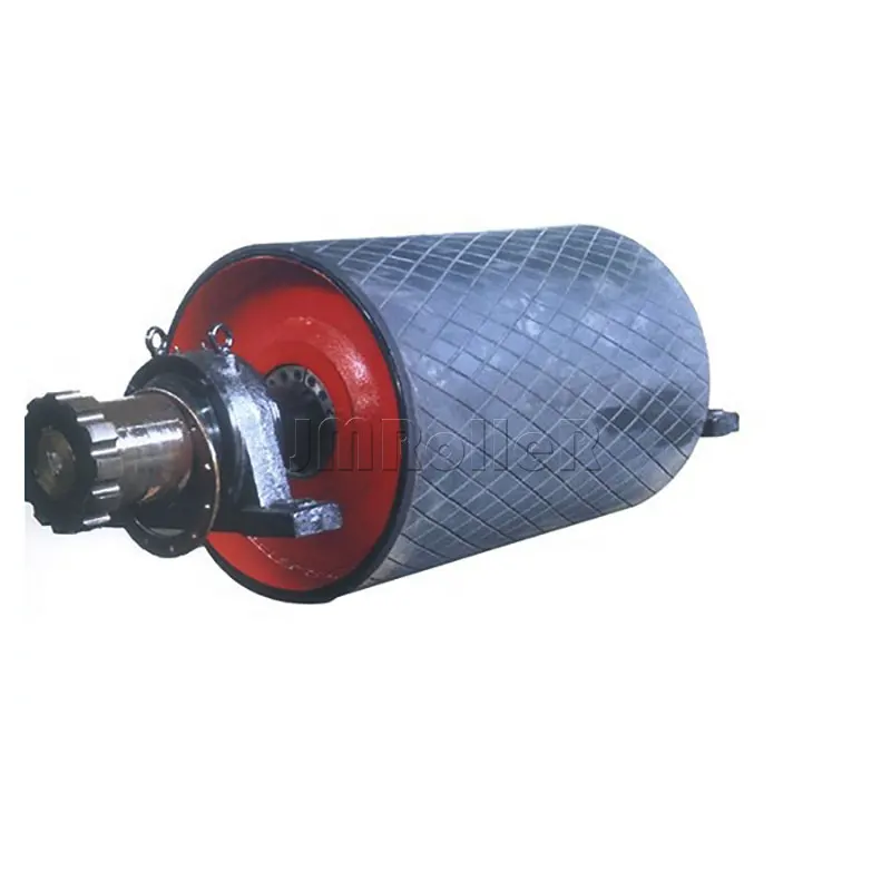 Drawing Conveyor Belt Drive Pulley Steel Roller Pulley