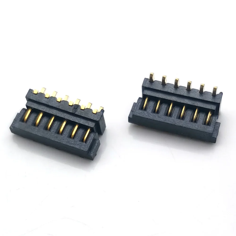 10pcs/Lot Blade battery Socket Connector 6 Pin Pitch 2.0 MM Drone Battery Connector Male Female 6P