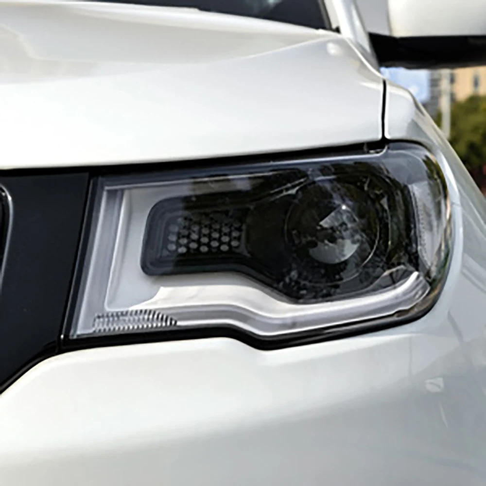 Headlamp Transparent Lampshade For Jeep Compass 2017 2018 2019 2020 Headlight Lens Cover Replace Original LampShell Plexiglass