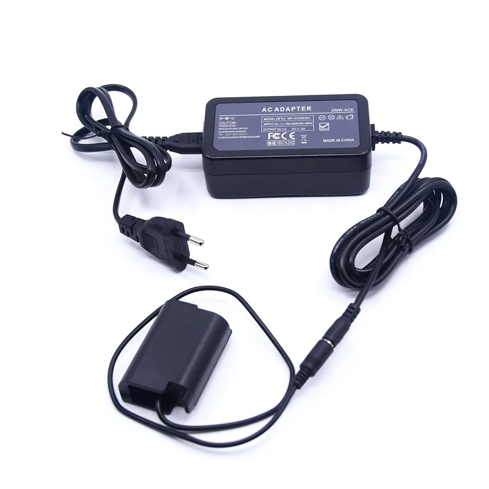 DMW-AC8 AC Power Adapter+DMW-DCC17 DC Coupler DMW-BLK22 Dummy Battery for Panasonic Lumix GH6 GH5S GH6L GH5II DC-S5 DC-S5K S5M2K