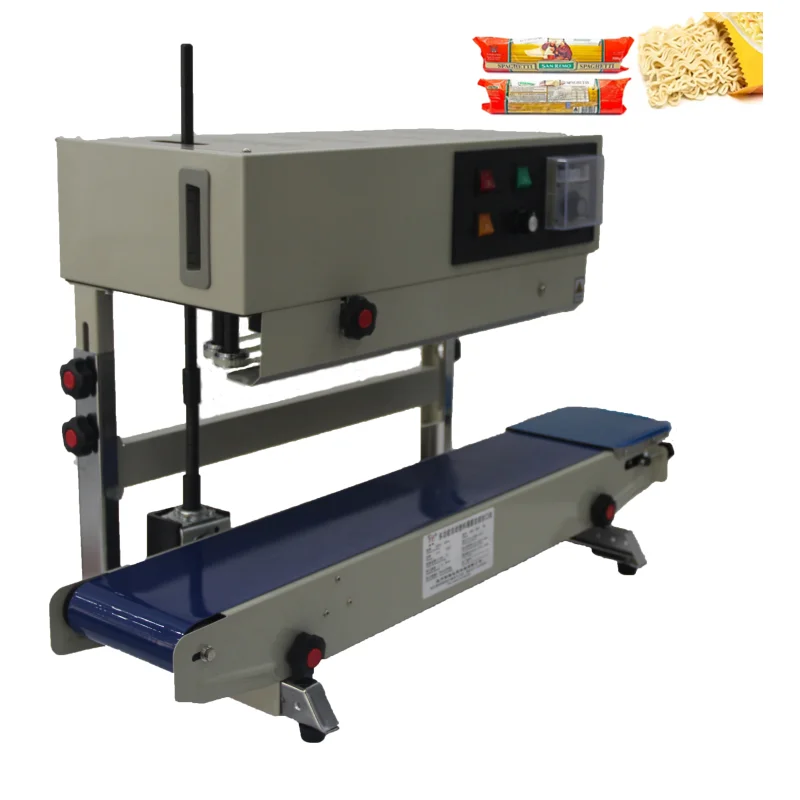 Fr-900 Automatic Vertical Plastic Film Bags Heat Sealing Machine Continuous Band Sealer Machine