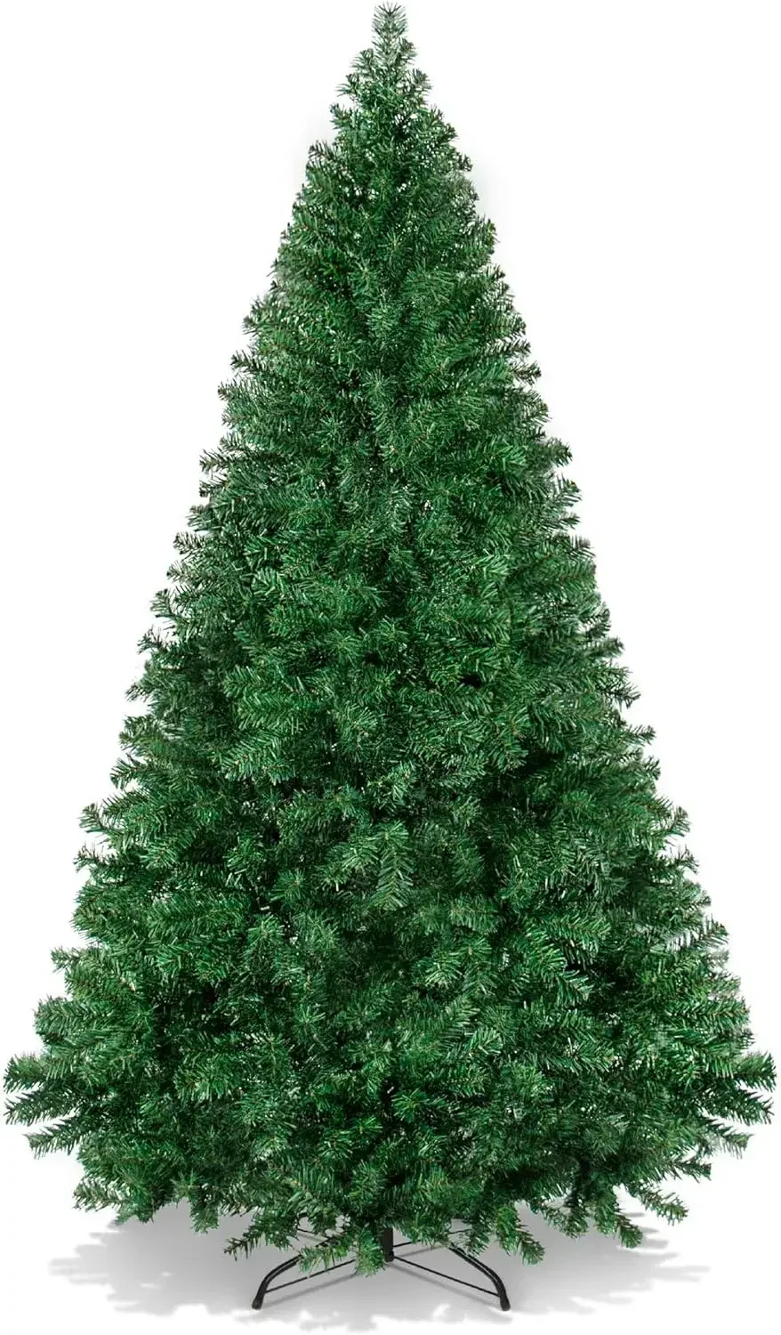 Artificial Christmas Tree, 6ft Premium Unlit Hinged Design, Dense Branches Realistic Holiday Décor , Base christmas ornaments