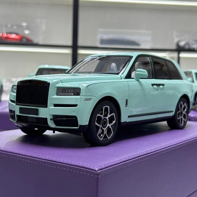 Original Diecast 1:18 Scale Cullinan Alloy SUV Car Model Finished Product Simulation Toy Gift Static Model Souvenir