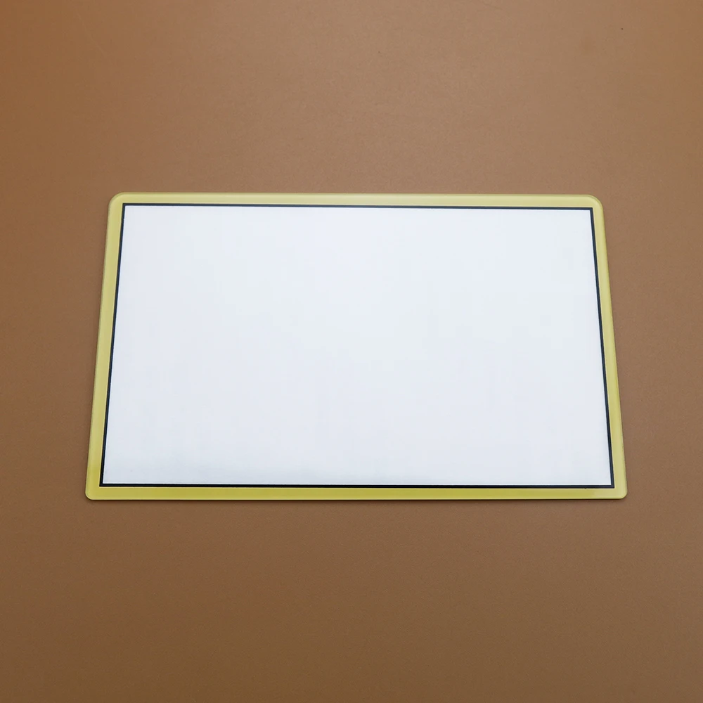 1 Stück Ersatz-Oberer Frontbildschirmrahmen Linsenabdeckung LCD-Bildschirm für 3DS XL LL New 3DSXL 3DSLL Kunststoff- & Glaslinse