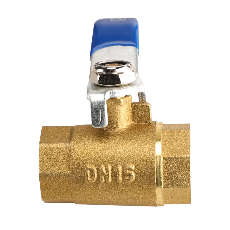 

1/2 inch, 3/4 inch, 1-inch brass BSP threaded ball valve with handle copper pipe joint