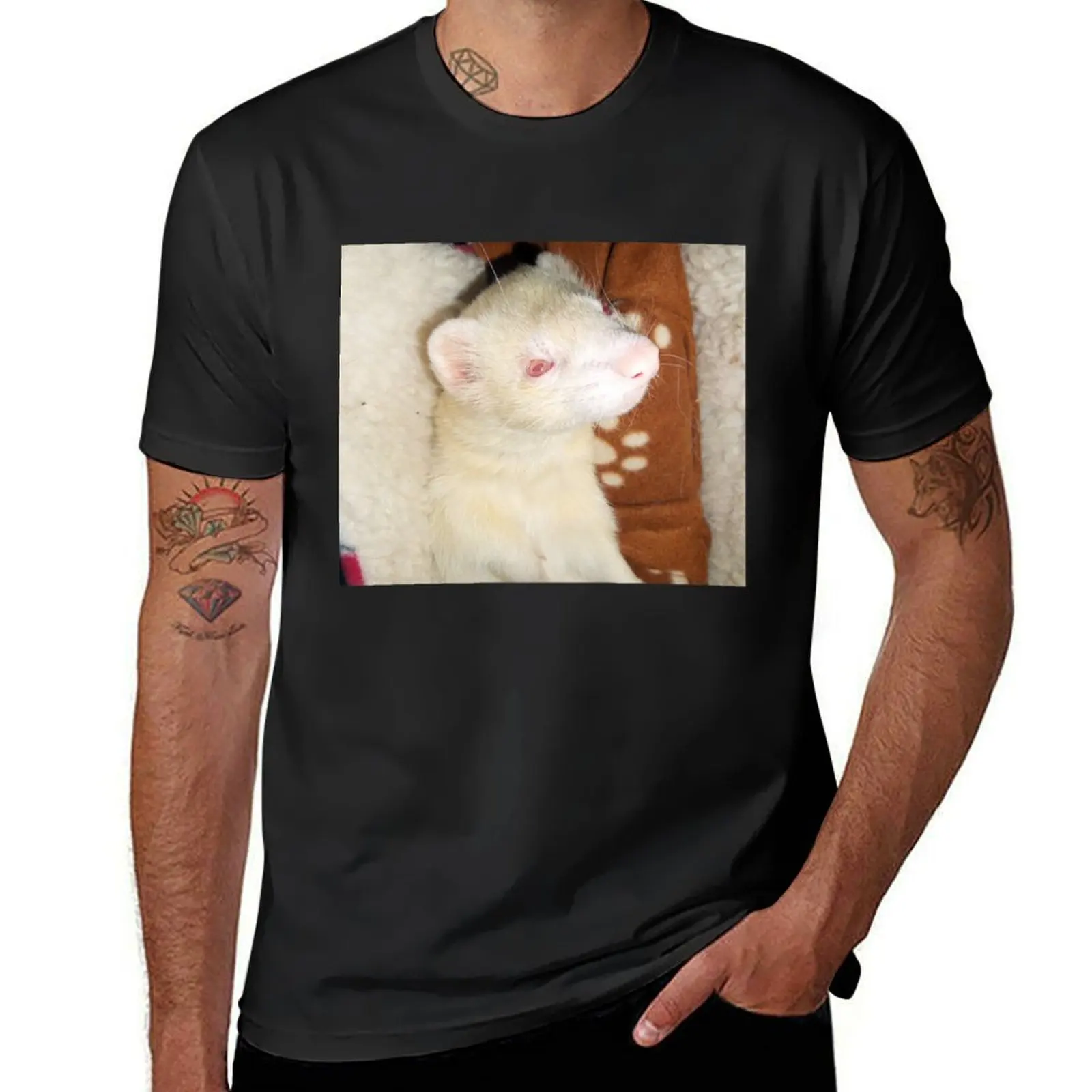 

Ferret Eye T-Shirt sweat quick-drying plus sizes mens plain t shirts