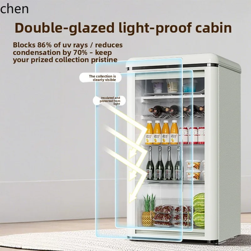 HXL Ice Bar First-Class Refrigerated Fresh-Keeping Cabinet Office Large Capacity Red Wine Refrigerator