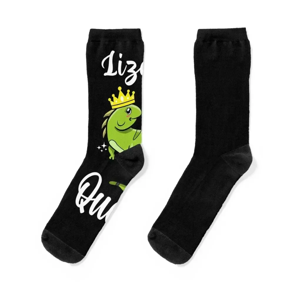 

Lizard Queen Enthusiast Collector Reptile Lovers Gift Socks Men's man sports and leisure Boy Child Socks Women's