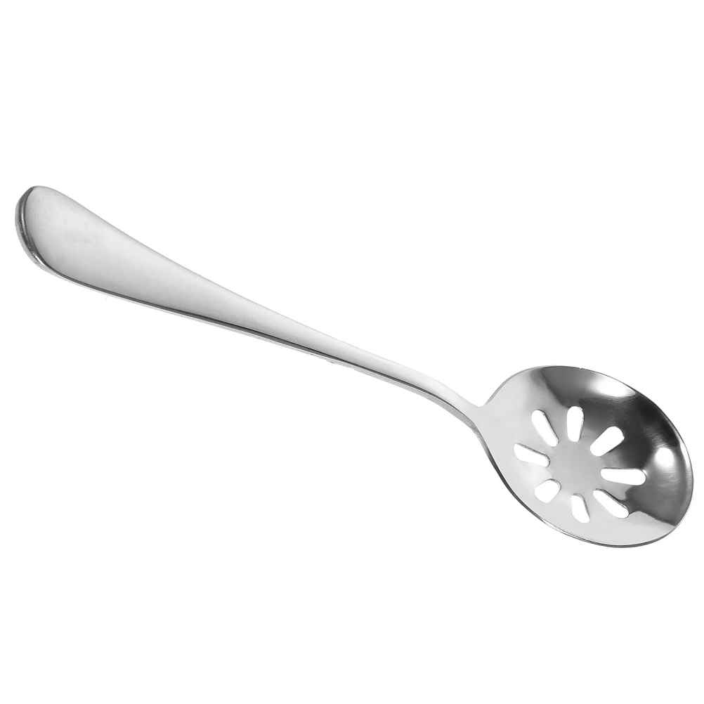 

Stainless Steel Slotted Spoon Perforated Kitchen Accessory Reusable Ergonomic Serving Spoons Dinner Utensils Fruit Dessert