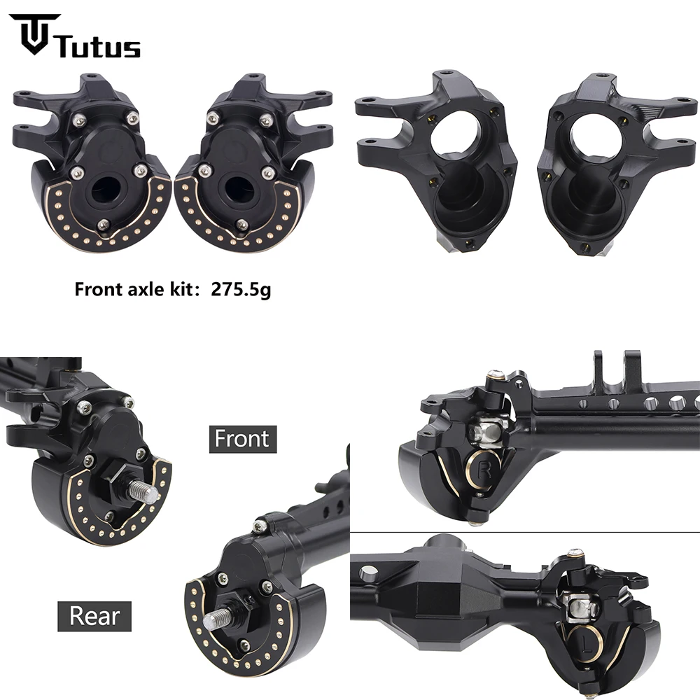 

Латунная крышка кулака, передняя и задняя портальная ось для 1/10 RC Vanquish F10 Portal Axle VS4-10 Phoenix VRD Carbon LCG Chass