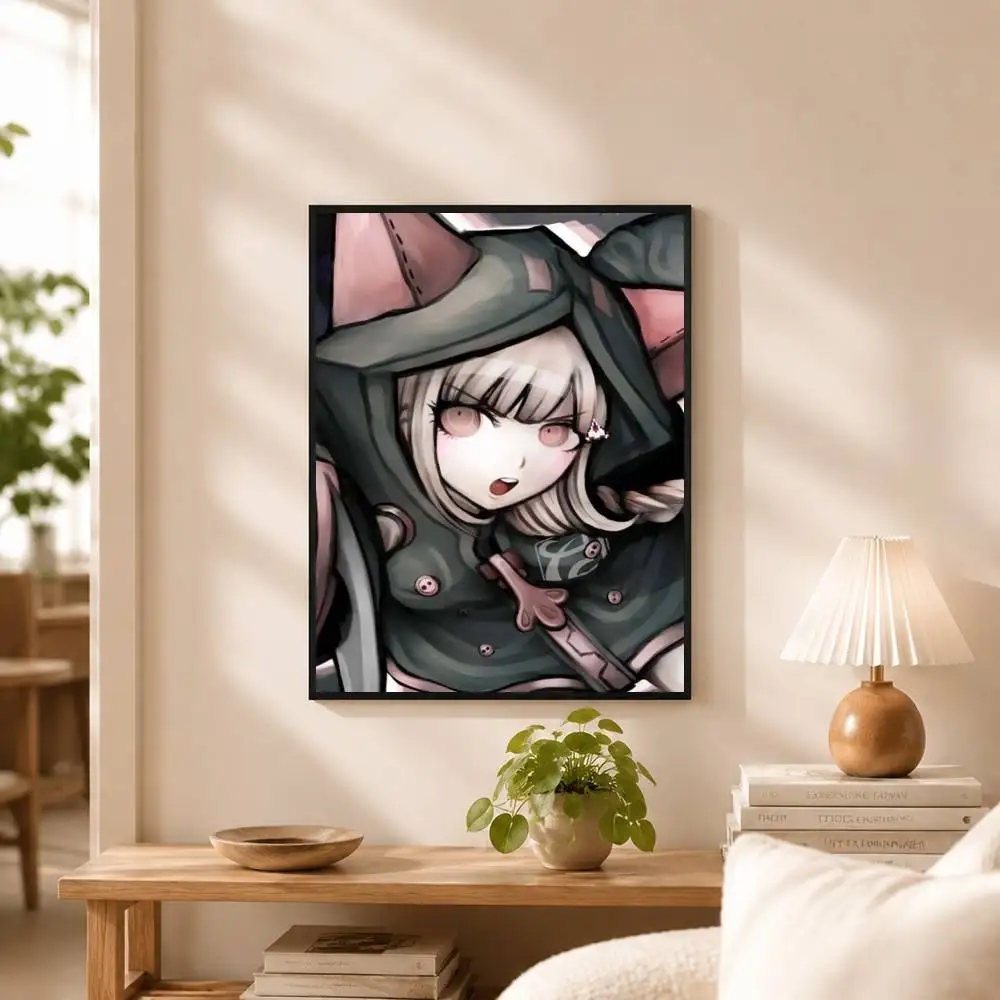 Game Danganronpa Chiaki Nanami Poster High Quality Dorm Living Room Aesthetic Wall Decoration Painting Stickers Gift