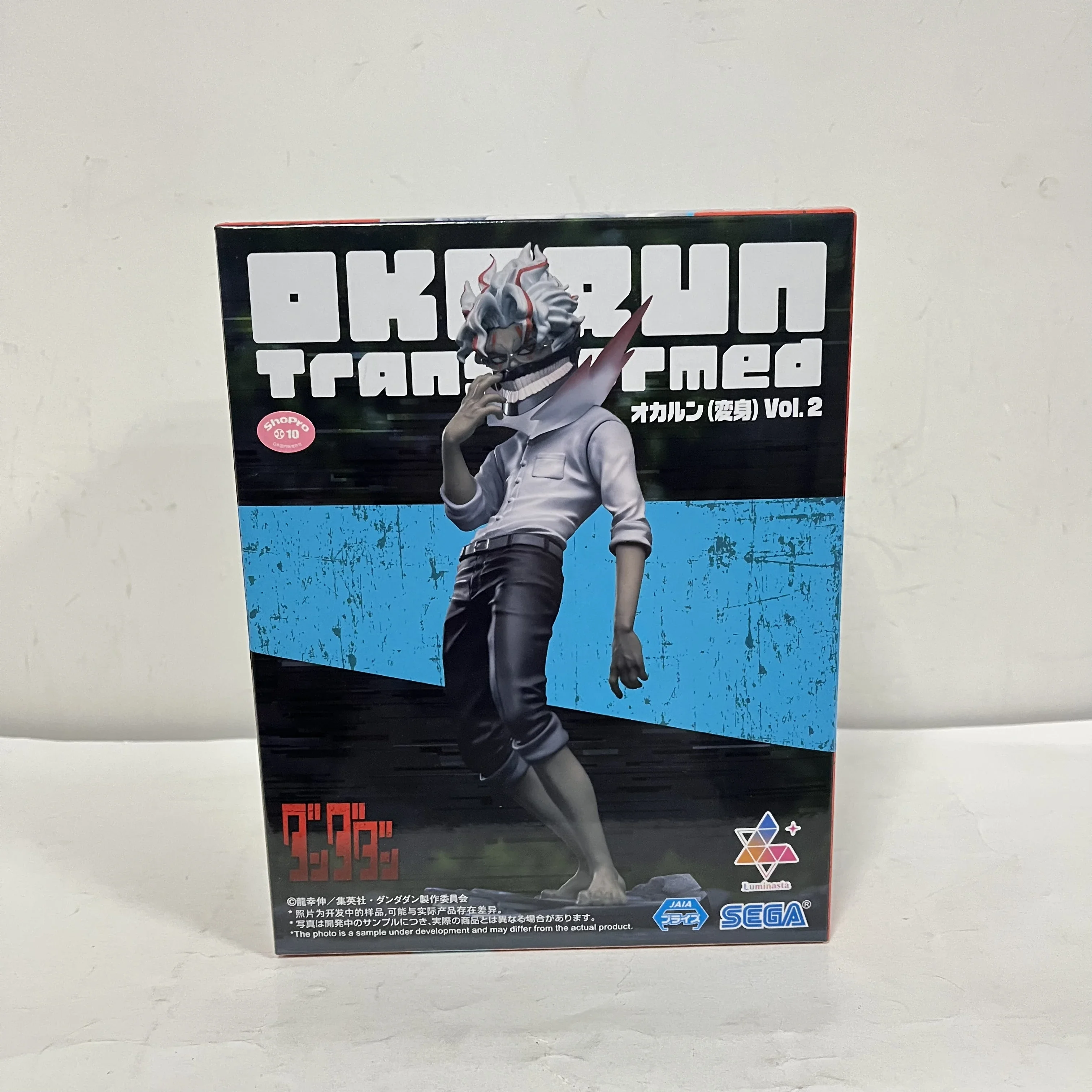 In Stock Original SEGA Luminasta Dandadan Okarun Transform Vol.2 Desktop Cute Anime Action Figure Toy Gift Model Collection