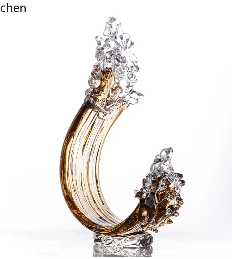 

CP light luxury high-end glazed living room ornament, wabi sandy wind entrance home decoration art crafts