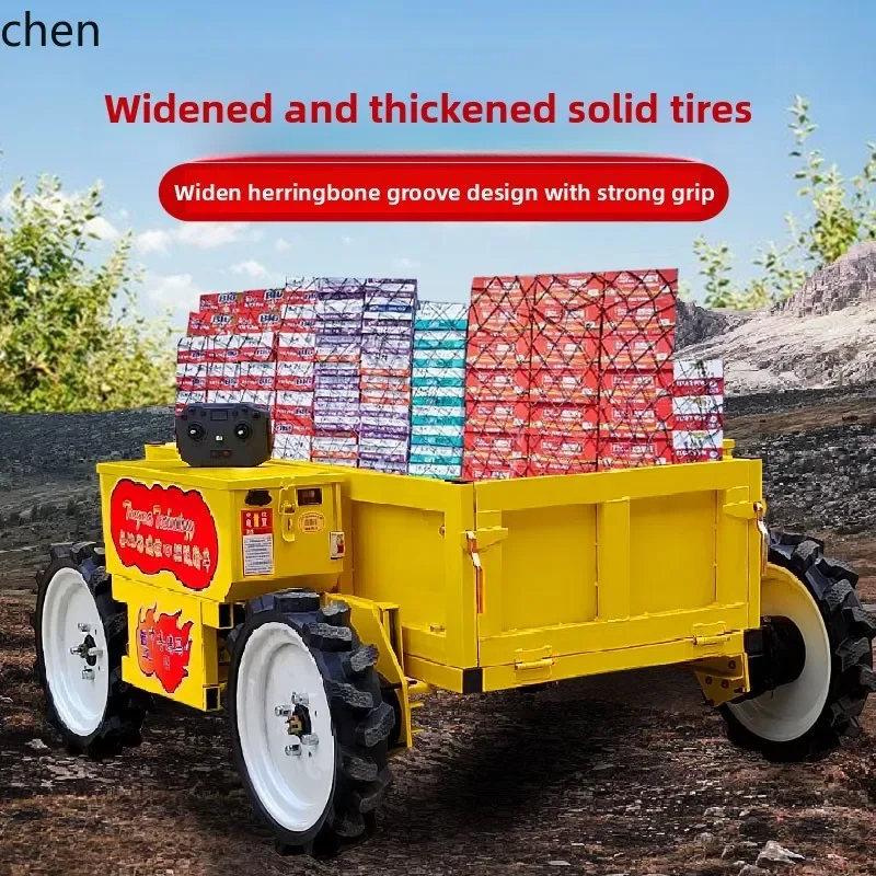 b11Transporter All-terrain Mountain Remote Control 4x4 Transporter Orchard Construction Site Transport Truck