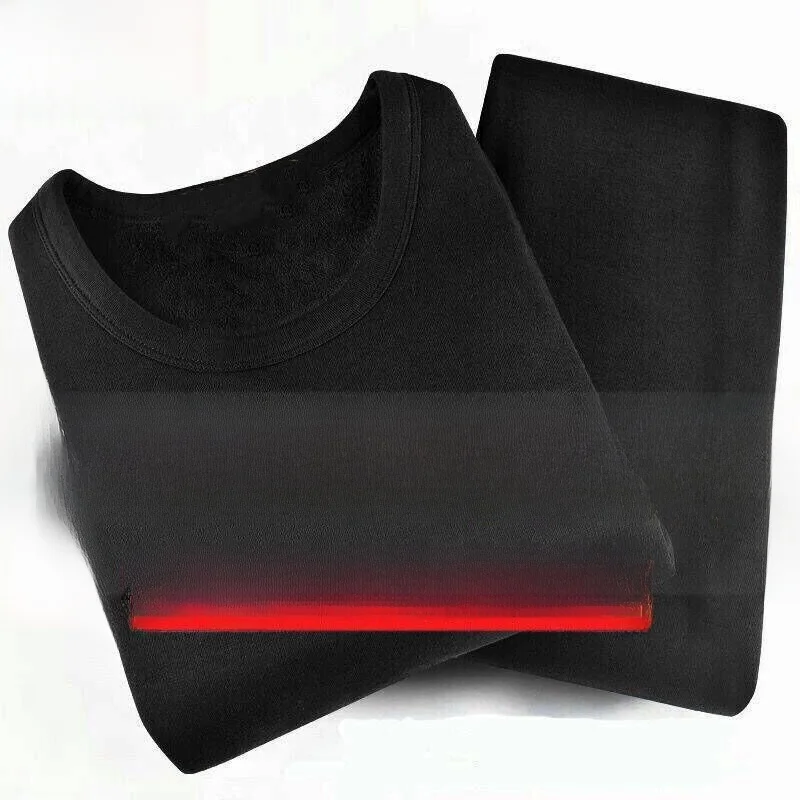 

Мужской комплект термобелья с флисовой подкладкой, утолщенный, для осени, молодежный, защита от холода, хлопково-шерстяная рубашка, незаменимая вещь для осени и зимы