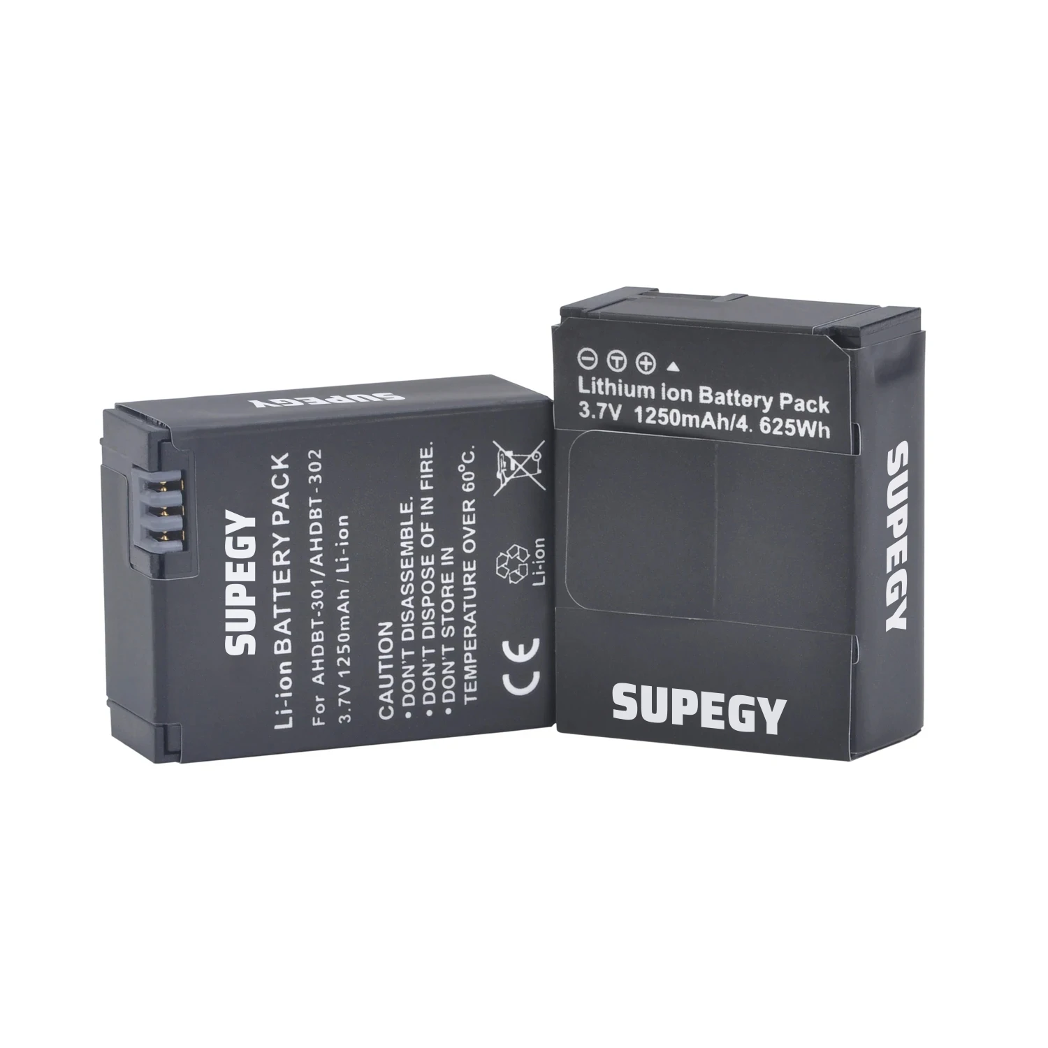 AHDBT-302 AHDBT302 301 201 Battery&LCD Charger for GoPro HD Hero 3 3+Hero3 Hero3+1080P 12M 11M 5MP Black Silver While Edition