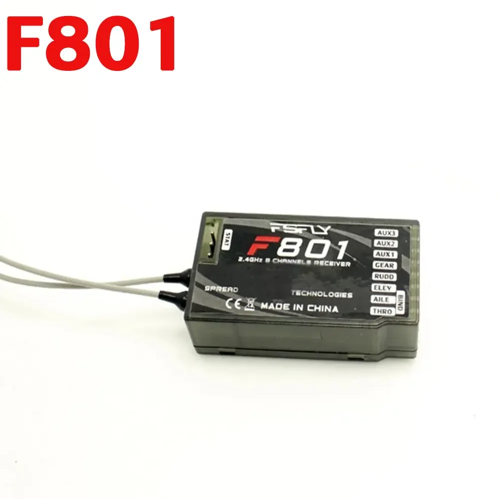 

F801 2.4G 8Ch RC Receiver Support DX6I DX7 DX9 RC Quadcopter helicopter airplane For DSMX DSM2 Transmitter