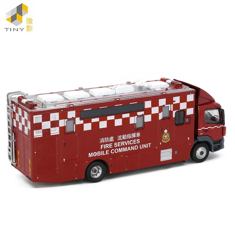 Tiny 1:64 Ben-chi Ate-g Mobile Command Unit (F7703) NO.186 Alloy Simulation Model Car