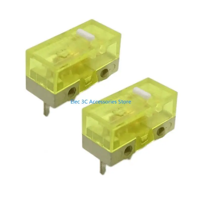 Y51A 2PCS Game Mouse Micro Switches Huano Button Switches 120M Life 3Pins