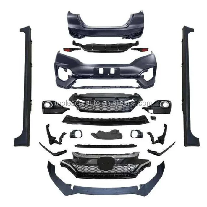 For Honda Fit GK5 RS Upgrade Body Kit Origin Glass Fiber Body Kits For Honda