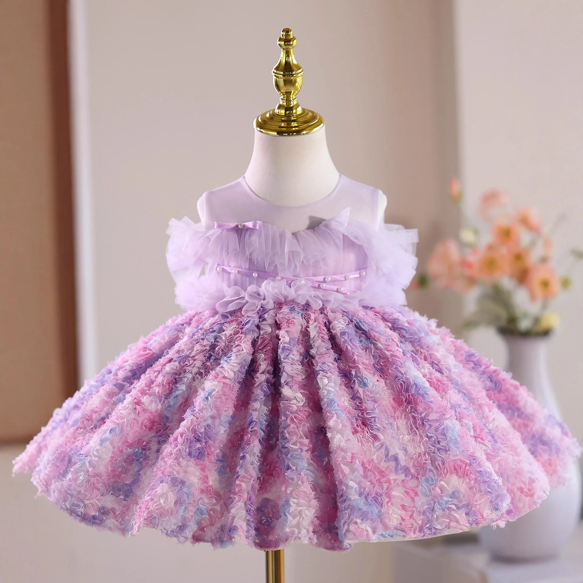 

New Children Elegant Evening Princess Ball Gown Girls Fashion Birthday Party Wedding Dress g434