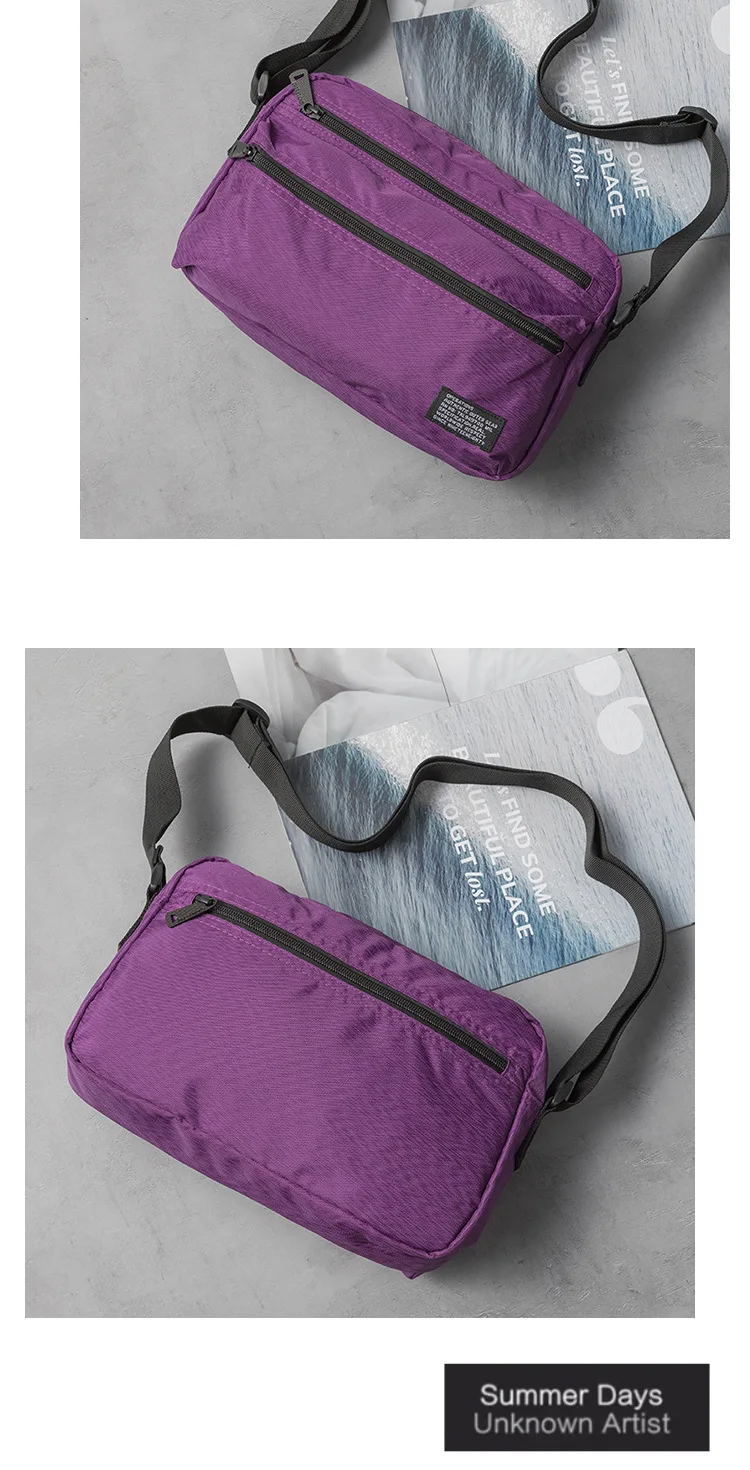 Minimalistische Crossbody-Umhängetasche für Herren, Japanisch Inspirierte Messenger-Tasche, Langlebig Wasserdicht, für Reisen & Täglichen Gebrauch, Unisex – Detail 15