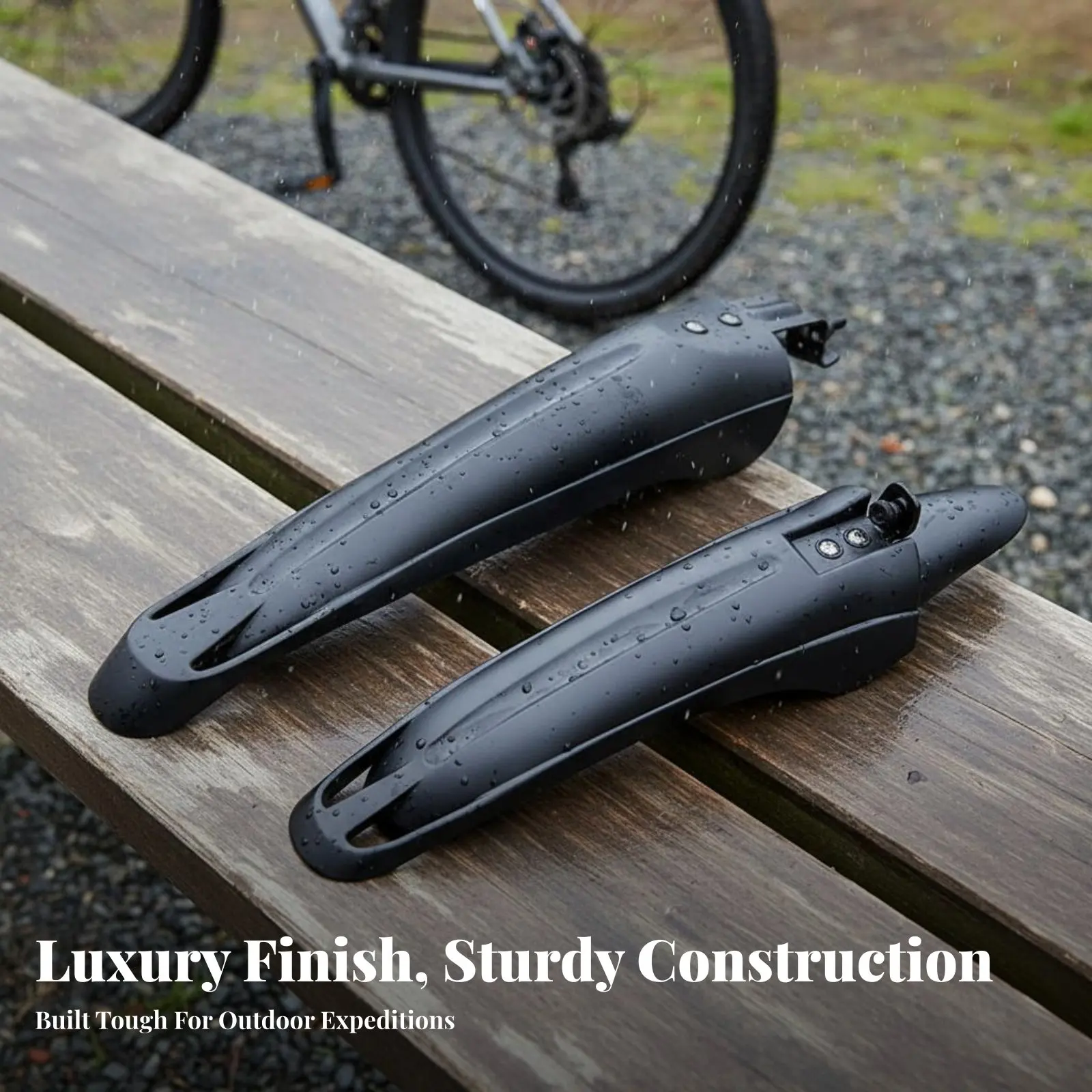 

Mountain Bike Mudguard Set Long-Lasting Mountain Bike Fenders All-Terrain Bike Spray Guards Lightweight Cycle Mudguard