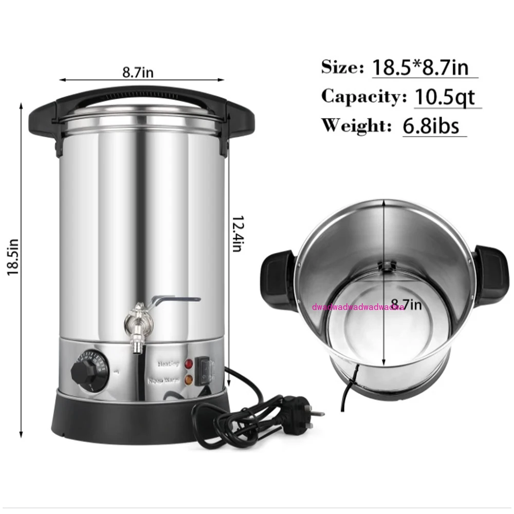 88L Large Size Stainless Steel Soap Oil & Wax Bee Melting Tanks Candle Making Machine