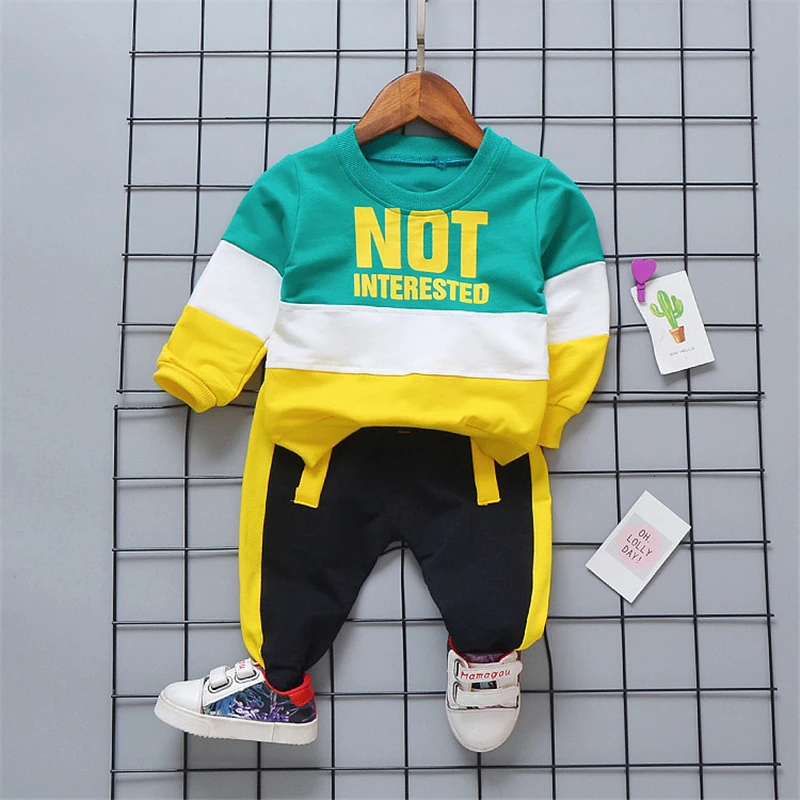 Hot Kid Tracksuit Boy Girl Clothing Set 2023 Spring Casual Long Sleeve Letter Zipper Outfit Infant Baby Clothes 1 2 3 4 Years