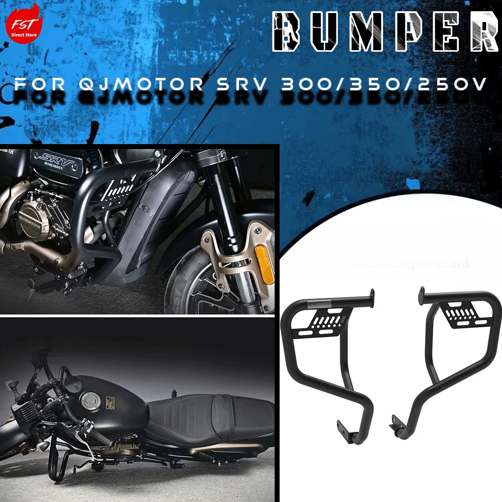 

Fit for QJMOTOR SRV 350 Crash Bar, Flash 300 Automatic Bumper, Flash 250V Anti-fall Bar Racing Modified Parts