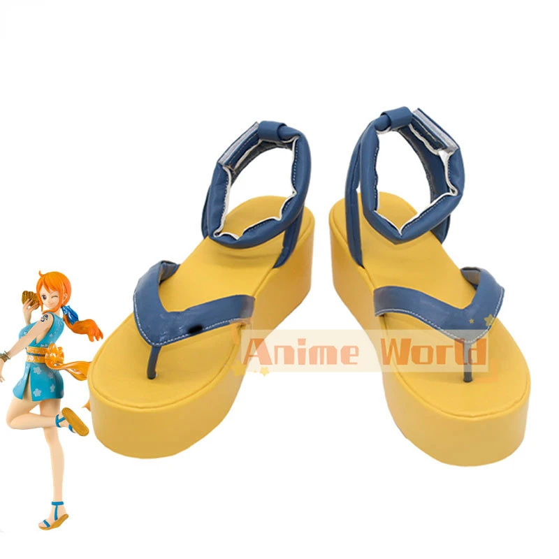 

Nami Cosplay Shoes Halloween Carnival Boots PU Shoes Cosplay Props Custom Made
