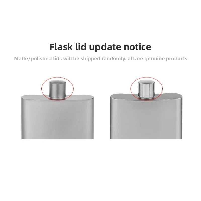 Pure Titanium Mini Wine Jug Outdoor Portable Portable Two Taels Baijiu Jug High-grade Pure Titanium Wine Bottle
