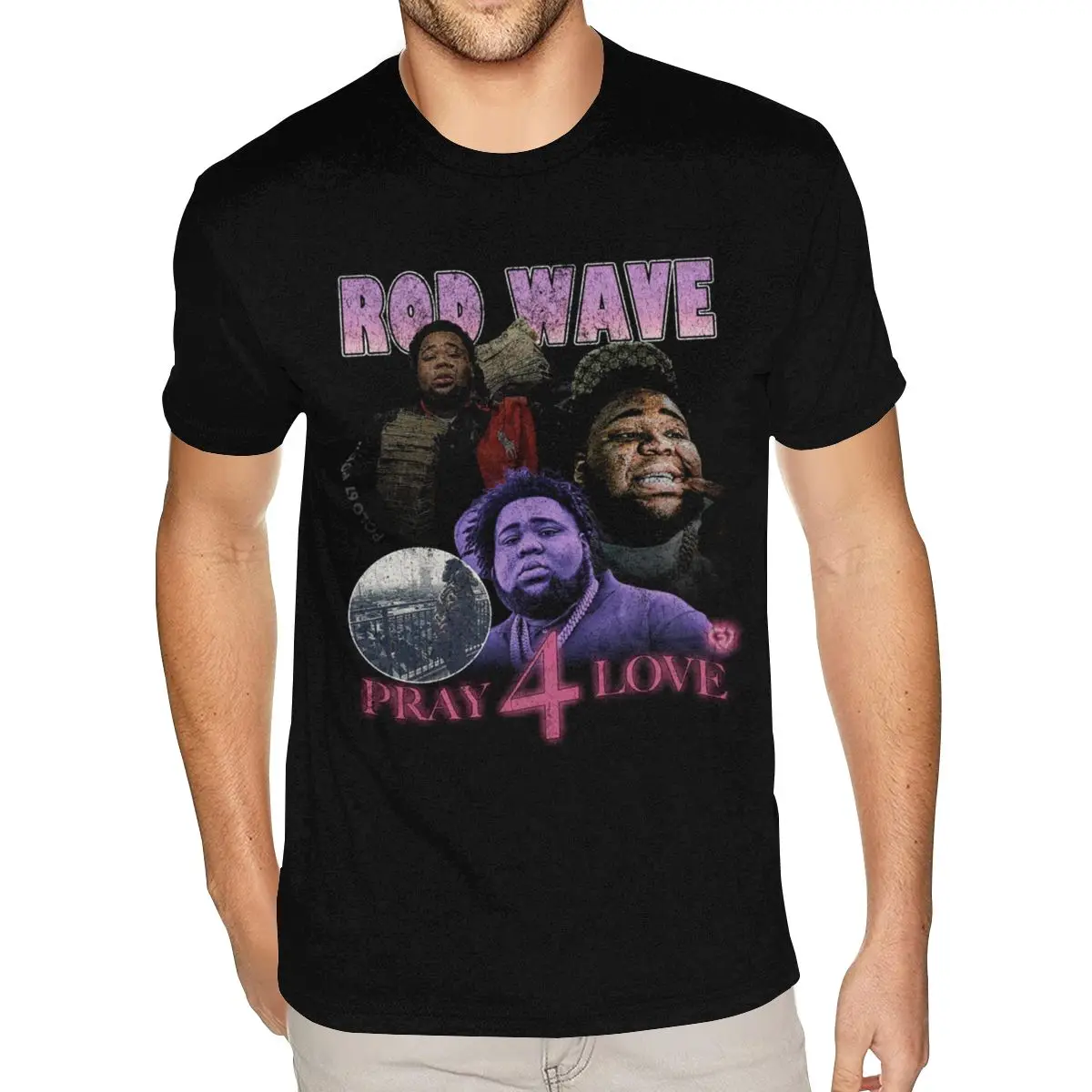 Rod Wave Pray For Love T-shirts 3XL For Men's Hot Tees Shirt