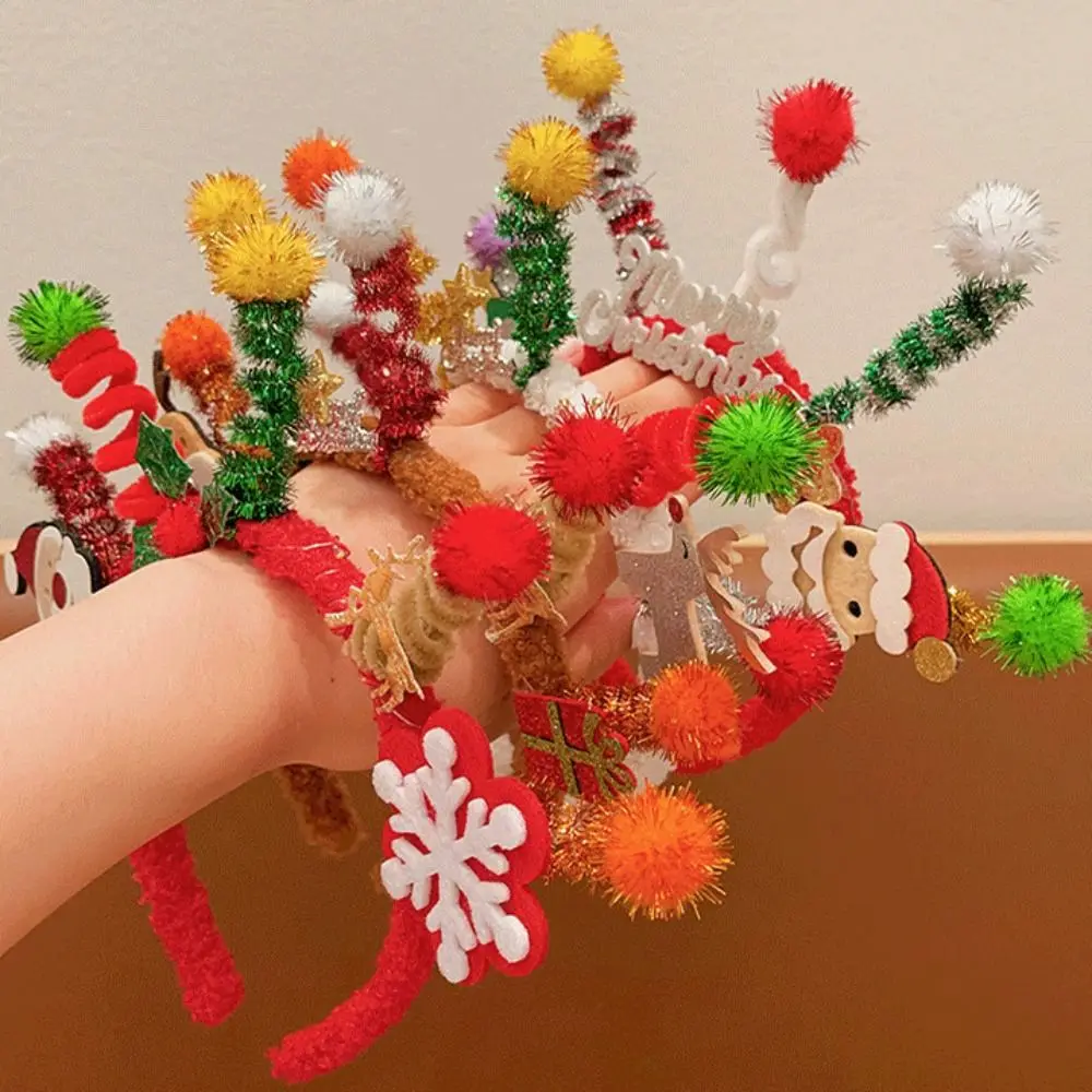 Haarschmuck Weihnachten Stirnband Frohe Weihnachten Haarband Weihnachtsmann Haarband Weihnachten Kopfschmuck Geweih Haarband Kostüm Requisite