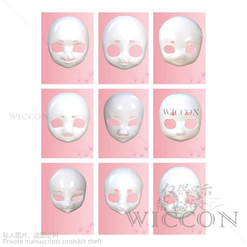 Anime Cosplay Harige Schedel Kig Schattig Japans Beest Hoofd Cos Beest Kostuum Lolita Masker Hoofd Schelp Halloween Vrouw Man Rollenspel Cos