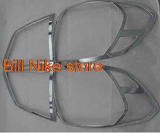 Abs Chrome covers Car Headlight Taillight lamp Frame Trims For H6 Harvard  2012 2013 2014 2015 2016