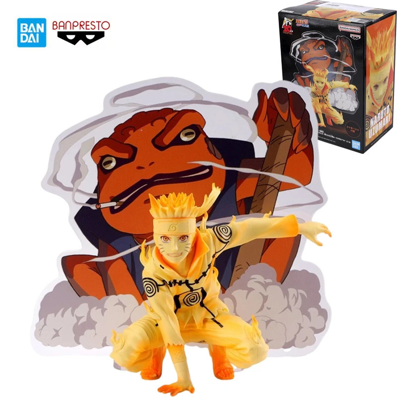 Bandai Genuine BANPRESTO Series NARUTO Finished Model Kit PANEL SPECTACLE NARUTO  Action Toys for Boys Collectible Model