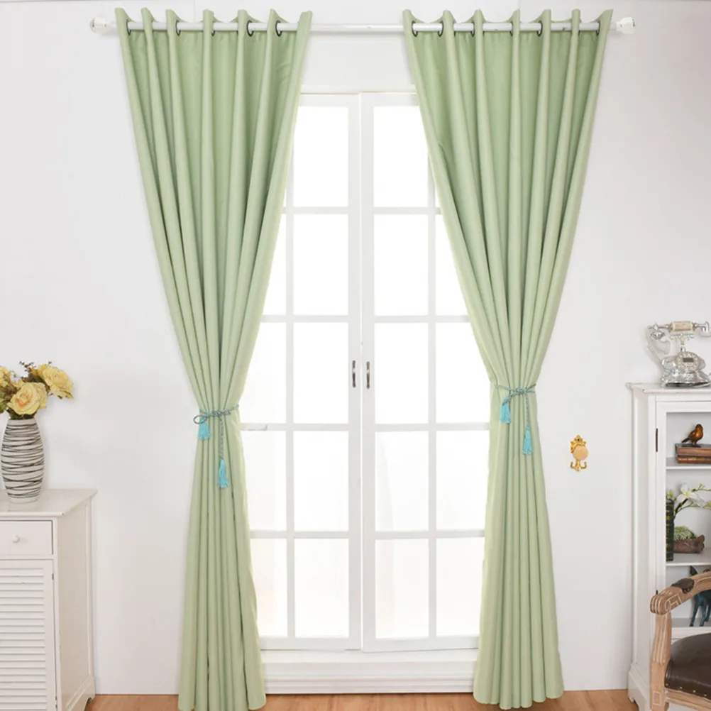 Premium Polyester Sheer Window Curtains with Floral Print for Bedroom Bathroom Living Room Natural Light Privacy Decor 140x245