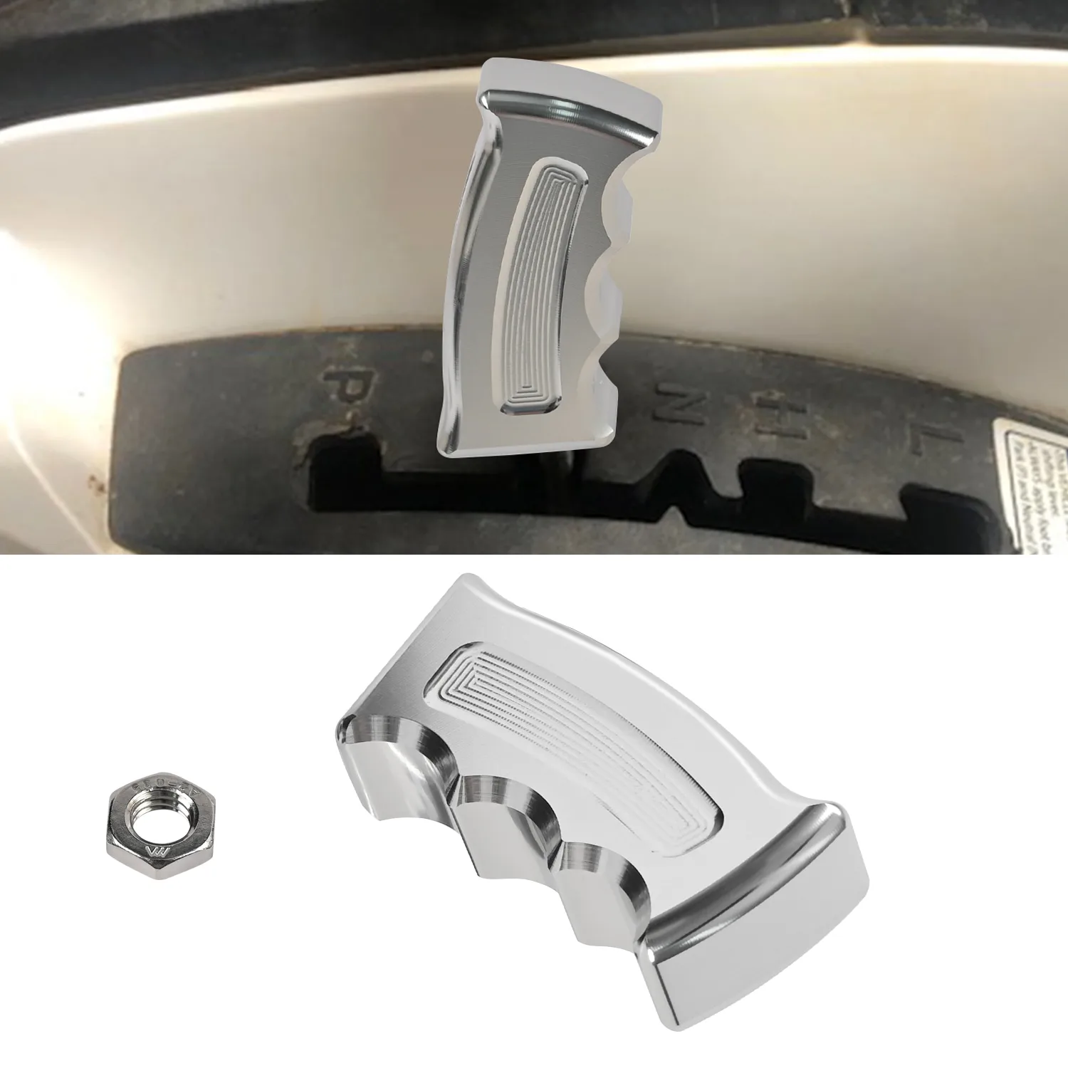 

Custom Billet Pistol Grip Shift Knob Shifter Aluminum For Bombardier Can-Am Outlander Renegade 1000 850 800 650 570 500 450 400