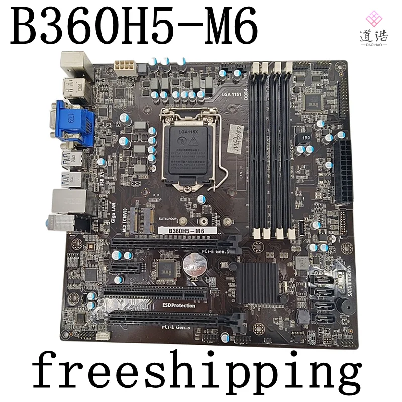 

For ECS B360H5-M6 Motherboard LGA 1151 DDR4 Mainboard 100% Tested Fully Work