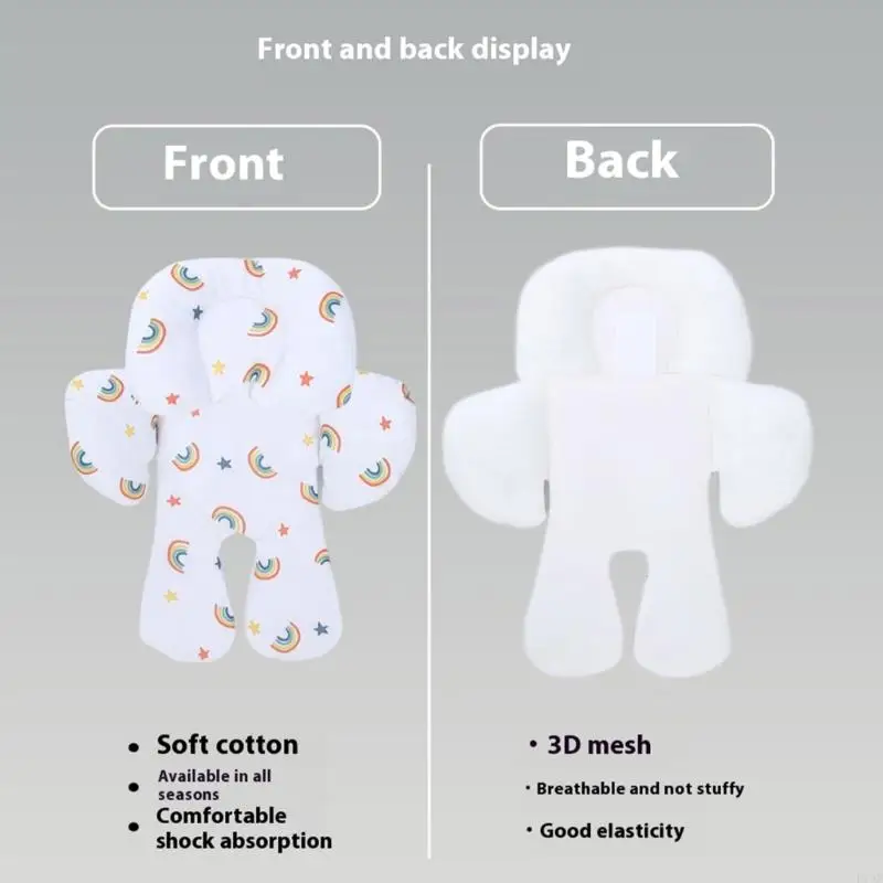 F19f استخدام Multi use baby pram cart pad carsipible carseer insert cushion technology mesh