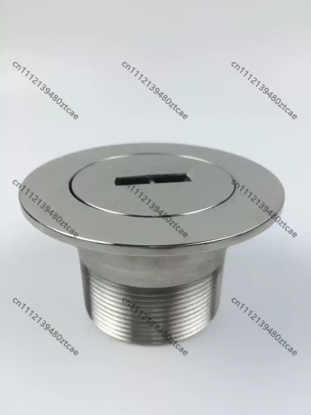 Cleanroom Vacuum Cleaning End Fitting 304 Stainless Steel Floor Valve Taper Male Thread